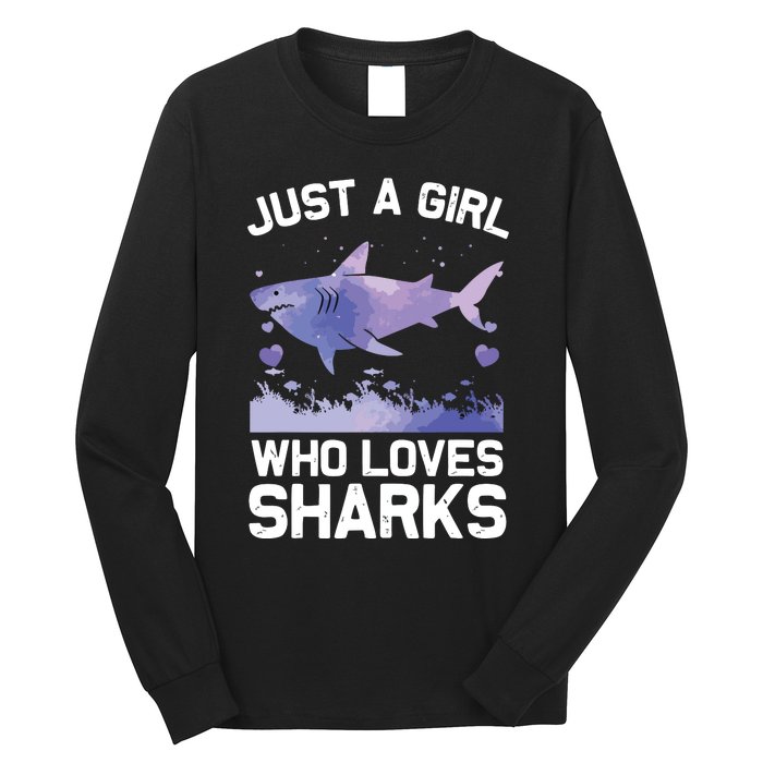 Cool Shark For Shark Whale Shark Lover Long Sleeve Shirt