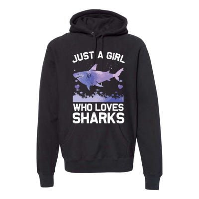 Cool Shark For Shark Whale Shark Lover Premium Hoodie