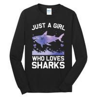 Cool Shark For Shark Whale Shark Lover Tall Long Sleeve T-Shirt