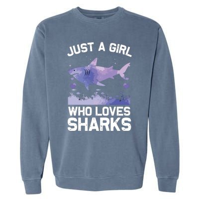 Cool Shark For Shark Whale Shark Lover Garment-Dyed Sweatshirt