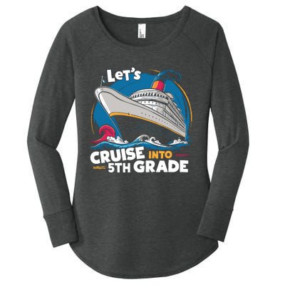 Cruise Ship Fifth Grade Back To School Boy Girl Women's Perfect Tri Tunic Long Sleeve Shirt