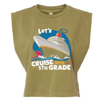 Cruise Ship Fifth Grade Back To School Boy Girl Garment-Dyed Women's Muscle Tee