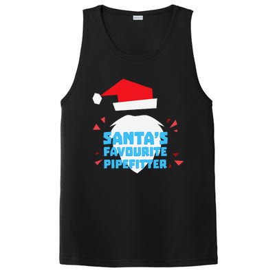 Christmas SantaS Favorite Pipefitter Pajama Pipe Fitter PosiCharge Competitor Tank