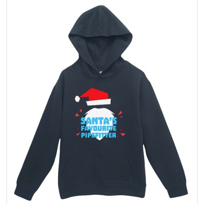 Christmas SantaS Favorite Pipefitter Pajama Pipe Fitter Urban Pullover Hoodie