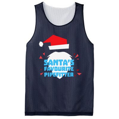 Christmas SantaS Favorite Pipefitter Pajama Pipe Fitter Mesh Reversible Basketball Jersey Tank