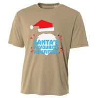 Christmas SantaS Favorite Pipefitter Pajama Pipe Fitter Cooling Performance Crew T-Shirt