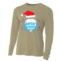 Christmas SantaS Favorite Pipefitter Pajama Pipe Fitter Cooling Performance Long Sleeve Crew