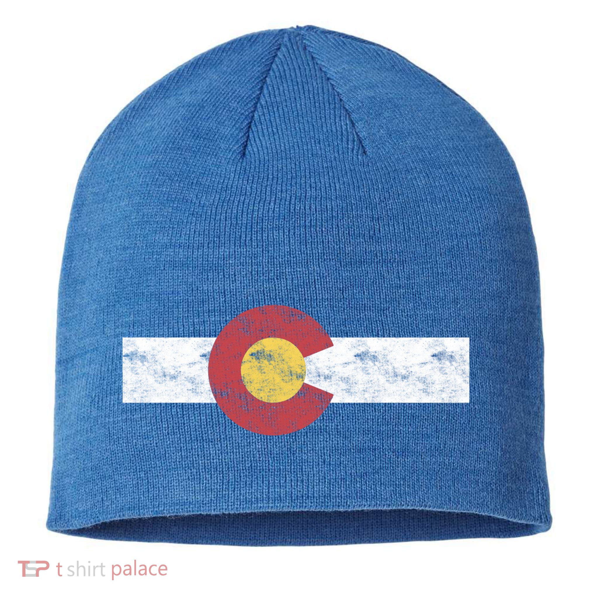Colorado State Flag Gift Patriotic Colorado Day Cool Gift Sustainable Beanie