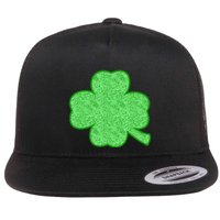 Clover Shamrock Funny St. Saint Patrick's Day Flatbill Hat