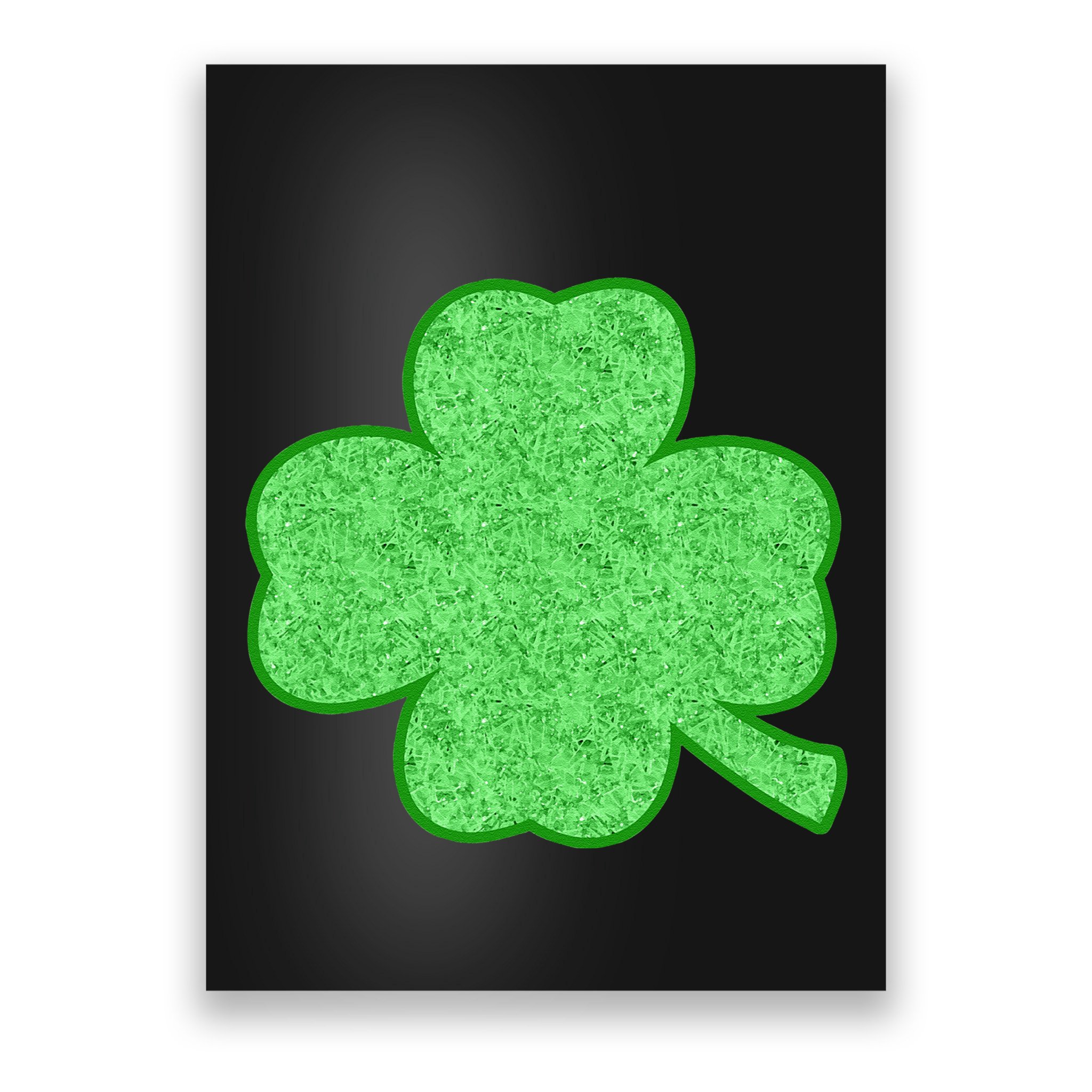 Clover Shamrock Funny St. Saint Patrick's Day Poster