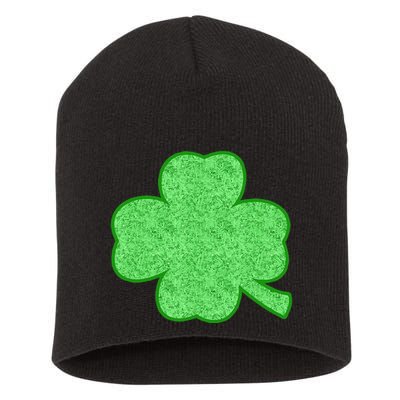 Clover Shamrock Funny St. Saint Patrick's Day Short Acrylic Beanie