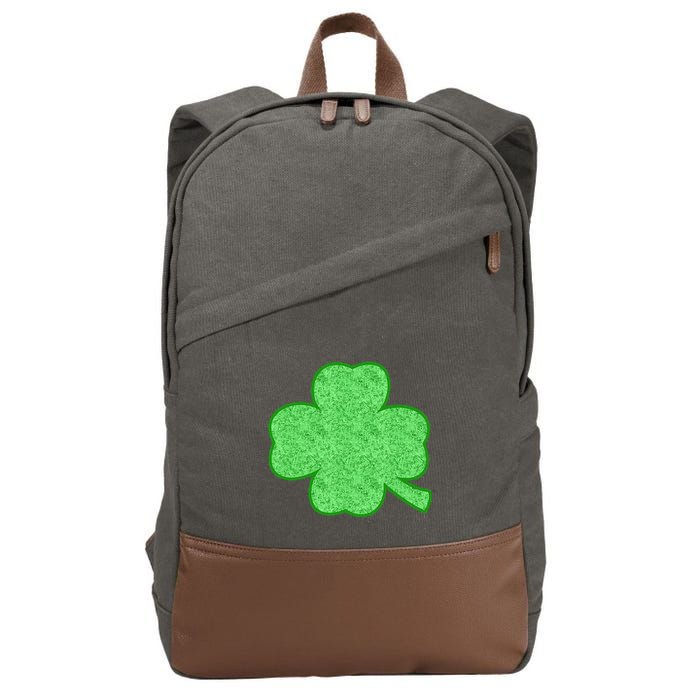 Clover Shamrock Funny St. Saint Patrick's Day Cotton Canvas Backpack