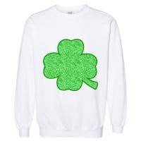 Clover Shamrock Funny St. Saint Patrick's Day Garment-Dyed Sweatshirt