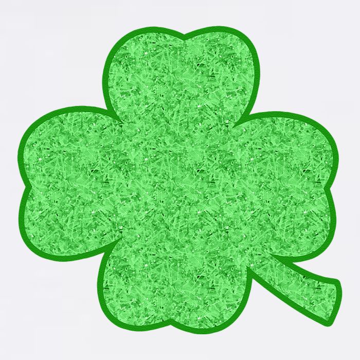 Clover Shamrock Funny St. Saint Patrick's Day Garment-Dyed Sweatshirt