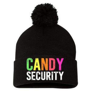 Candy Security Funny Halloween Costume Party Pom Pom 12in Knit Beanie