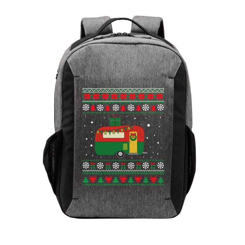 Christmas Sweater Funny Camping Camper Gift Vector Backpack