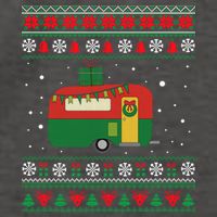 Christmas Sweater Funny Camping Camper Gift Vector Backpack