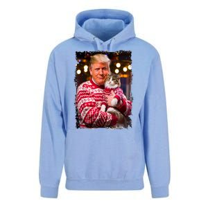 Christmas Sweater Funny Trump For Cat Lovers Xmas Pajamas Gift Unisex Surf Hoodie