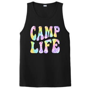 Camping Summer For Summer Camp Tiedie Retro PosiCharge Competitor Tank