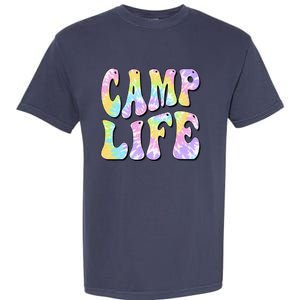 Camping Summer For Summer Camp Tiedie Retro Garment-Dyed Heavyweight T-Shirt