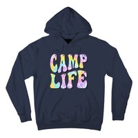 Camping Summer For Summer Camp Tiedie Retro Hoodie