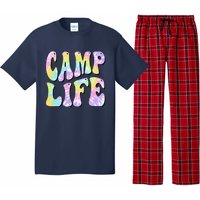 Camping Summer For Summer Camp Tiedie Retro Pajama Set