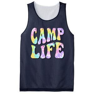 Camping Summer For Summer Camp Tiedie Retro Mesh Reversible Basketball Jersey Tank