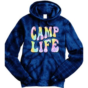 Camping Summer For Summer Camp Tiedie Retro Tie Dye Hoodie