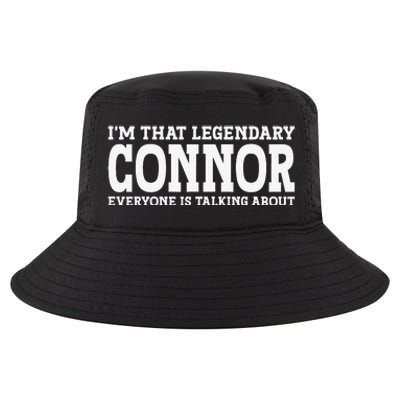 Connor Surname Funny Team Family Last Name Connor Cool Comfort Performance Bucket Hat