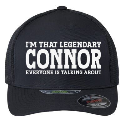 Connor Surname Funny Team Family Last Name Connor Flexfit Unipanel Trucker Cap