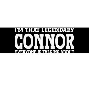 Connor Surname Funny Team Family Last Name Connor Bumper Sticker