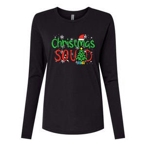 Christmas Squad Family Xmas Crew Gift Womens Cotton Relaxed Long Sleeve T-Shirt