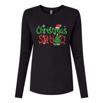 Christmas Squad Family Xmas Crew Gift Womens Cotton Relaxed Long Sleeve T-Shirt