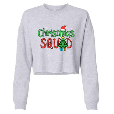 Christmas Squad Family Xmas Crew Gift Cropped Pullover Crew