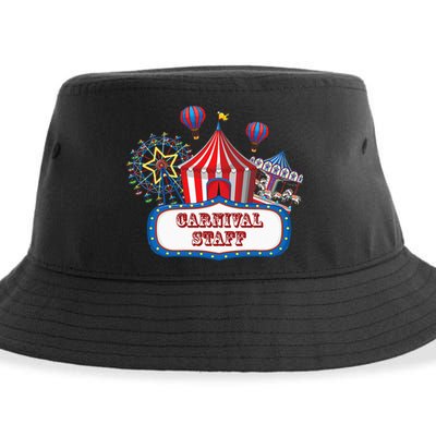 Carnival Staff For Circus Event Staff & Ringmaster Lover Sustainable Bucket Hat