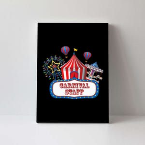 Carnival Staff For Circus Event Staff & Ringmaster Lover Canvas