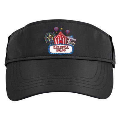 Carnival Staff For Circus Event Staff & Ringmaster Lover Adult Drive Performance Visor