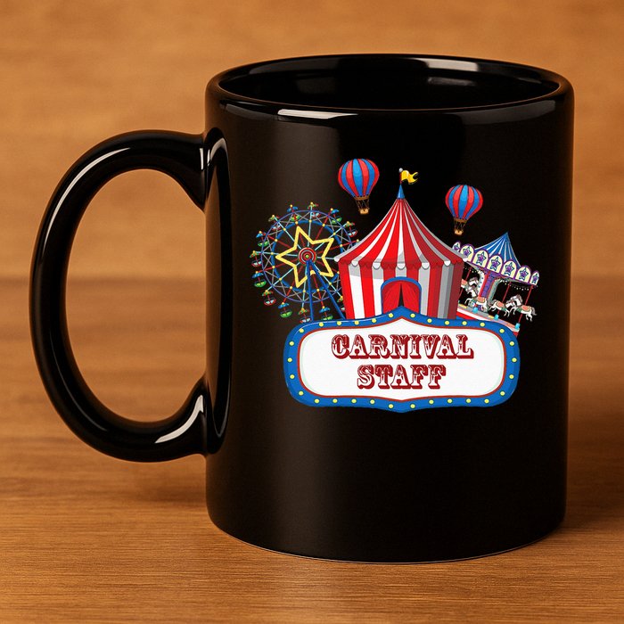 Carnival Staff For Circus Event Staff & Ringmaster Lover 11oz C Handle Ceramic Mug