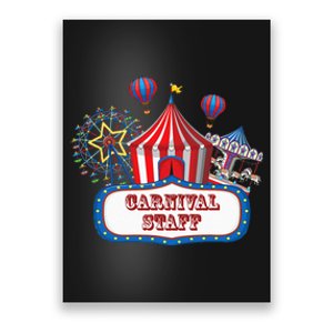 Carnival Staff For Circus Event Staff & Ringmaster Lover Poster