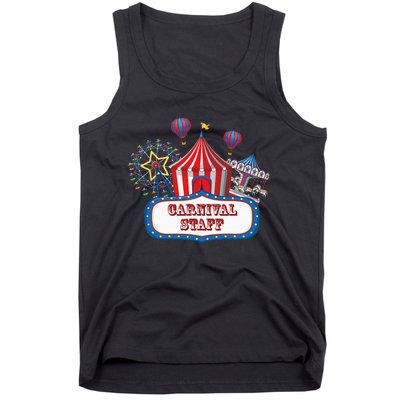 Carnival Staff For Circus Event Staff & Ringmaster Lover Tank Top