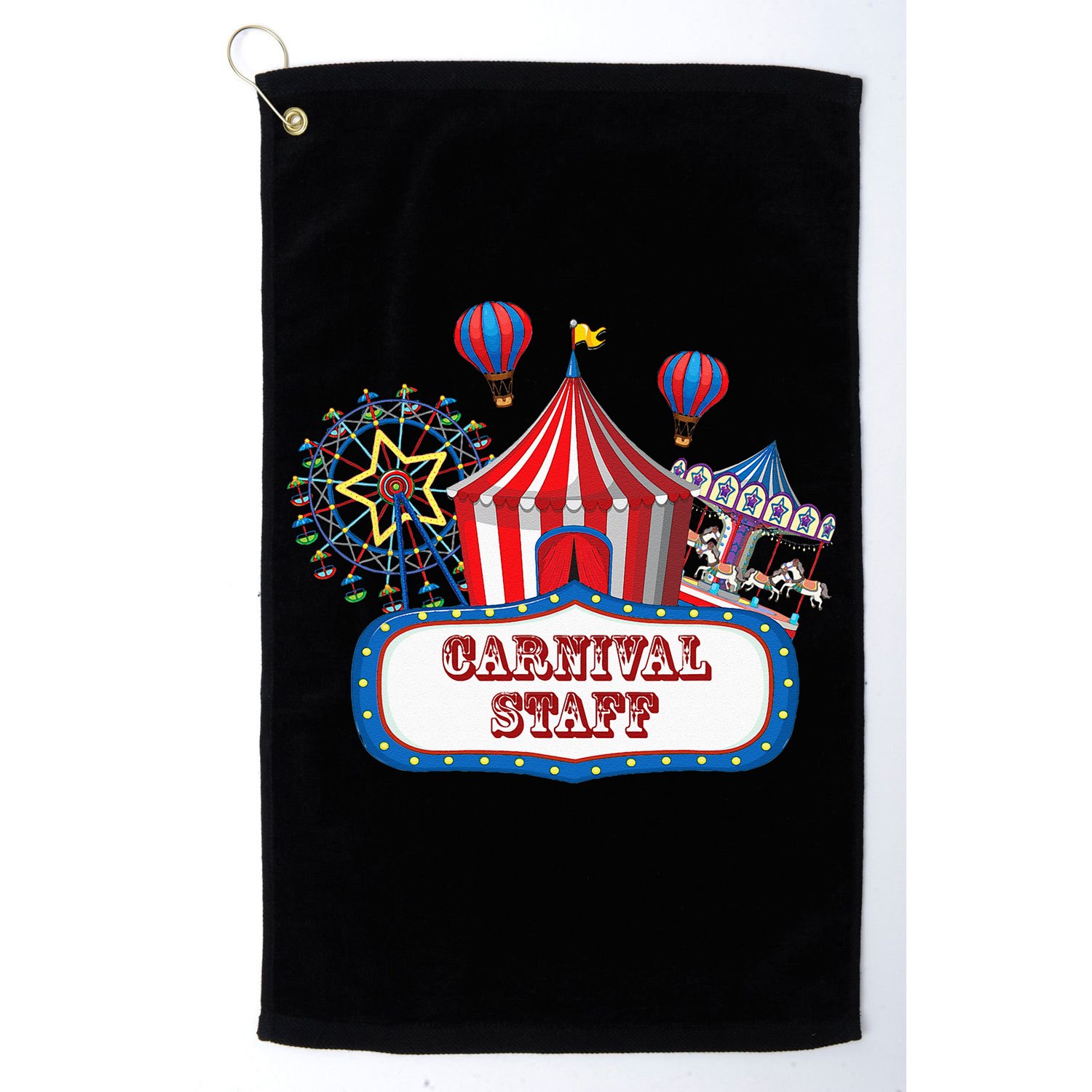 Carnival Staff For Circus Event Staff & Ringmaster Lover Golf Towel