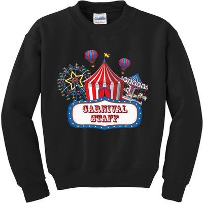 Carnival Staff For Circus Event Staff & Ringmaster Lover Kids Sweatshirt