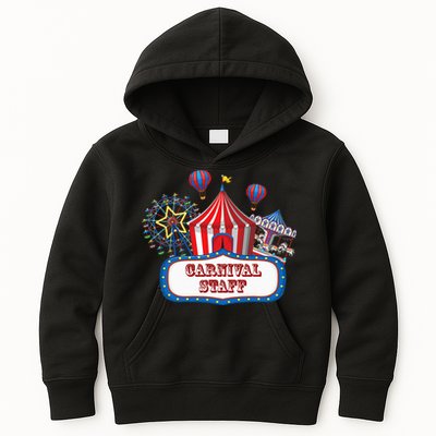Carnival Staff For Circus Event Staff & Ringmaster Lover Kids Hoodie