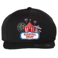 Carnival Staff For Circus Event Staff & Ringmaster Lover Wool Snapback Cap