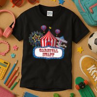 Carnival Staff For Circus Event Staff & Ringmaster Lover Kids T-Shirt
