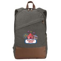 Carnival Staff For Circus Event Staff & Ringmaster Lover Cotton Canvas Backpack