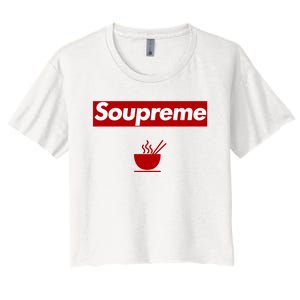 Charles Soupreme Funny Soupreme Women's Crop Top Tee