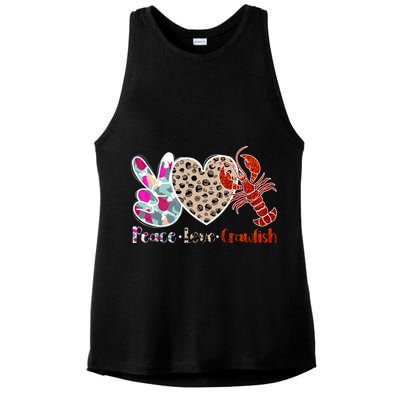 Crawfish Season Funny Crayfish Cook Lobsters Gift Ladies PosiCharge Tri-Blend Wicking Tank