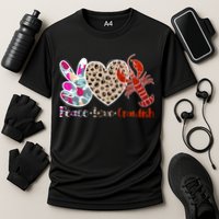 Crawfish Season Funny Crayfish Cook Lobsters Gift Cooling Performance Crew T-Shirt