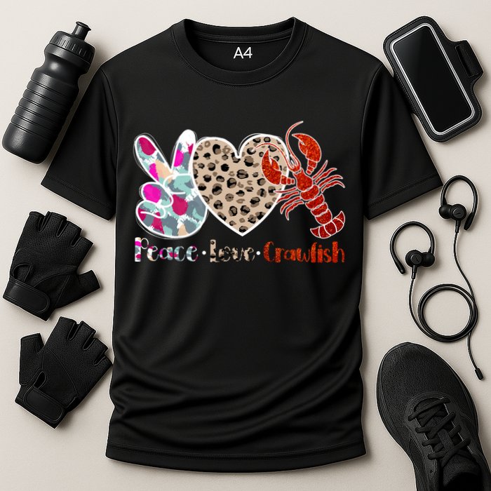 Crawfish Season Funny Crayfish Cook Lobsters Gift Cooling Performance Crew T-Shirt
